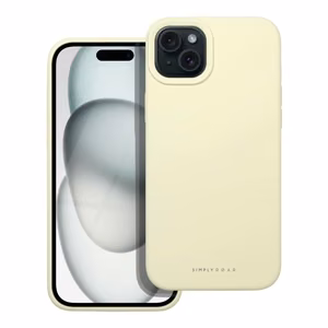 Roar Cloud Skin silikoonümbris iPhone 15 Plus Light Yellow