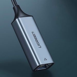 Ugreen väline võrguadapter RJ45 - USB Type C (1000 Mbps / 1 Gbps) Gigabit Ethernet hall (CM199)