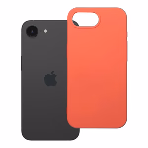 SILICONE case jaoks IPHONE 16e (SE 4 2025) peach