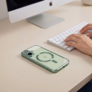 Tech-Protect MagFlex ümbris iPhone 17 jaoks, mattroheline