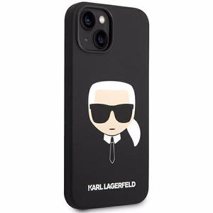 Karl Lagerfeld Silicone Karl's Head MagSafe ümbris jaoks iPhone 14 Plus - must