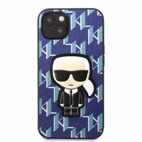 Karl Lagerfeld KLHCP13MPMNIKBL iPhone 13 6.1" hardcase sinine/sinine Monogram Ikonik Patch