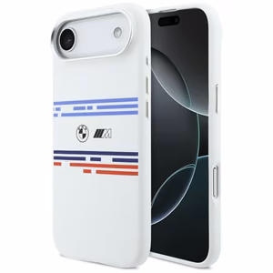 BMW M Silicon Horizontal Line MagSafe Ümbris jaoks iPhone Air - valge