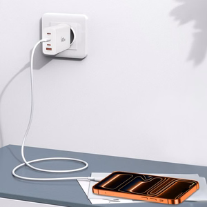 Tech-Protect NC140W-GAN 4-portiline 140W seinalaadija - valge