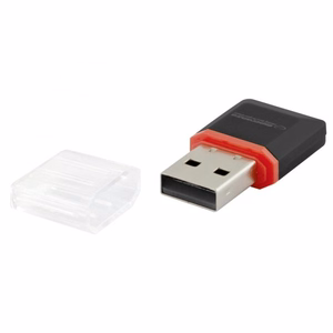 Esperanza EA134K kaardilugeja must, hõbedane, läbipaistev USB 2.0