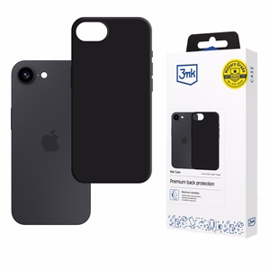 3mk Matt Ümbris jaoks Apple iPhone 16e / SE 4 - Must