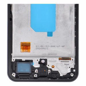 REWA OLED LCD-ekraan raamiga SAMSUNG A34 5G jaoks, must