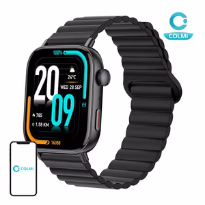 Colmi C8 Max smartwatch koos magnetiline rihm (must)