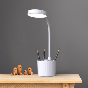 Desk LED Lamp 5W with pen holder PURE FLB-20 AGNES white Forever Light