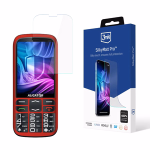 Aligator A830 Senior – 3mk Silky Matt Pro telefoni ekraanikaitse