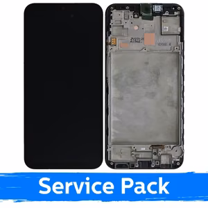 LCD ekraan ühilduv Samsung A155 A15 4G / A156 A15 5G must raamiga (Service Pack)
