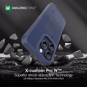 Amazing Thing Matte Pro Mag Ümbris 12FT IP156.1PMPBU jaoks Iphone 15 Pro tumesinine