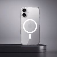 Clear Elite Mag Ümbris antiyellowing compatible with Camera Control button and MagSafe jaoks IPHONE 16 transaprent