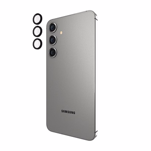 Case-Mate Aluminum Ring Lens Protector kaameraobjektiivide kaitseklaas seadmele Samsung Galaxy S24+, must