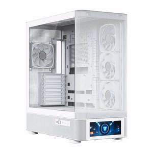 MODECOM Volcano Volcano AQ500 ARGB Midi valge