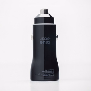 Car charger  Blue Star (1xUSB; 1xUSB-C; QC 3.0; 25W) black