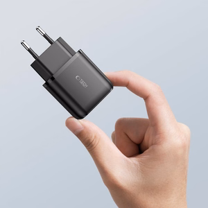 Tech-Protect C20W Laadija USB-C PD 20W / USB-A QC 3.0 - must
