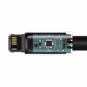 Baseus Tungsten Kuldne Cable USB to iP 2.4A 2m (must)