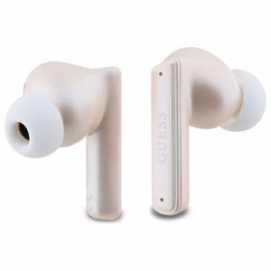 Guess Bluetooth Headphones GUTWST88MCTGP TWS + Docking Station Pink Capsule Printed Logo