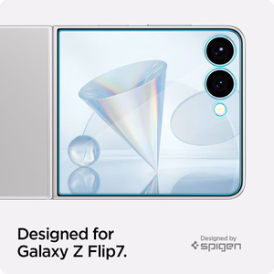 Spigen Glas.TR EZ Fit HD Karastatud klaas Ekraanikaitse jaoks Samsung Galaxy Z Flip 7 - Läbipaistev