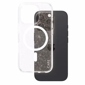 CARE by PanzerGlass Flagship Star Lit Ümbris iPhone 16 Pro 6.3" valge/valge MagSafe 1342