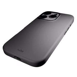 Силиконовый чехол Puro Icon Mag Pro MagSafe для iPhone 16 Pro - тёмно-серый