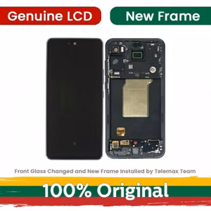 LCD ekraan Samsung A556 A55 5G raamiga / Navy / (uuendatud: Telemax)