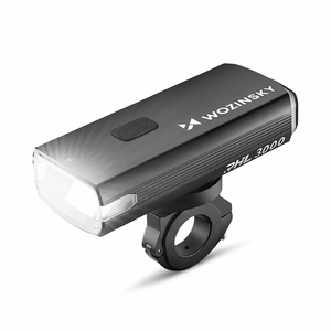 Wozinsky jalgratta esituli USB-C-kaabliga, 3000 lm – must