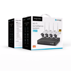 Kruger&Matz Connect C200 Tuya Wi-Fi 6 valvekomplekt