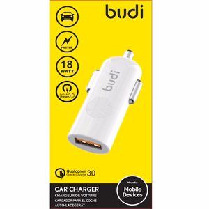 Budi BD062Q autolaadija 1 USB-A pordiga, LED-näidikuga