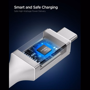 Spigen EB24012CC USB-C Kaabel 240W 120cm - valge