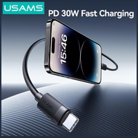 Kaabel USAMS U94 30W USB-C - Lightning 1m must