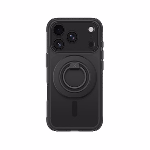 AmazingThing Titan Pro Lens Ring Set ümbris mudelile iPhone 18 Pro, kaamerakaitsega ja magnetrõngaga, ühildub MagSafe'iga – värv: must