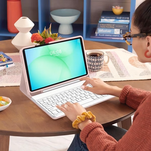 Tech-Protect SC Pen Ümbris jaoks Samsung Galaxy Tab A9+ / A11+ Plus 11.0 X210 / X215 / X216 / X230 / X235 / X236 - roosa