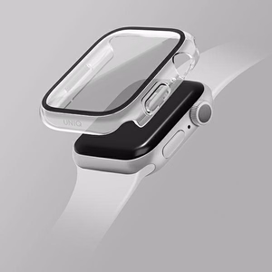 Чехол Uniq Nautic для Apple Watch Series 7/8/9 45 мм прозрачный/давольно прозрачный