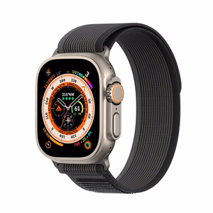 DUX DUCIS strap YJ nylon jaoks Apple Watch 42 / 44 / 45 / 49 mm must hall