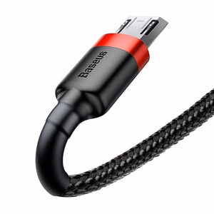Baseus Cafule Micro USB kaabel 2A, 3 m, must/punane
