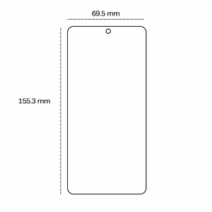 Karastatud klaas 2,5D jaoks Oppo Reno 11F 5G (Global)