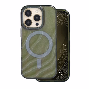 Tecto Shield Desert Mag ümbris mudelile iPhone 16 Pro 6,3", tume oliivroheline