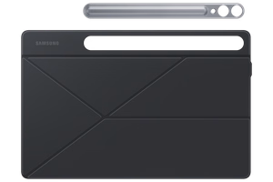 BX810PBE Smart Book Cover for Samsung Galaxy Tab S9+ / S9FE+, Black