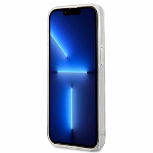 Karl Lagerfeld Flower Ikonik Karl ümbris iPhone 13 mini jaoks - Läbipaistev