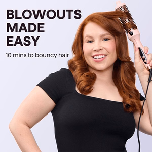 Hair styling comb Wavytalk Blowout Boost pink