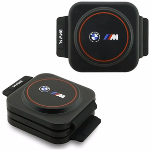 BMW M Qi2 kolm ühes juhtmevaba laadija, 15 W, trükitud logo, punane