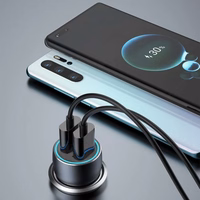 Autolaadija Dudao "R4+" Hall 18W (3xQC3.0)