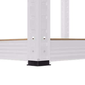 Metallist laoriiul Rebel 180x90x40, valge