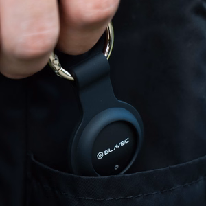 Must Blavec BTG-01 Bluetooth-esemejälgija Apple'i ja Androidi seadmetele (BTBTG01-B)