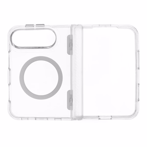 Läbipaistev Forcell F-Protect 4sD-i Clear 2.5 mm Premium Hinge ümbris iPhone Duo jaoks, ühildub MagSafe'iga
