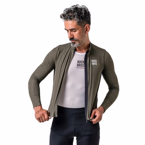 Rockbros 15220003004 ROAD TO SKY men's cycling jersey long sleeve L - green