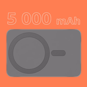 Krüger&Matz magnetiline juhtmevaba akupank, 5000 mAh, hall