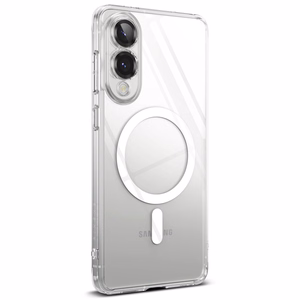 Ringke Fusion Magnetic MagSafe Ümbris jaoks Samsung Galaxy S25 Edge - Clear